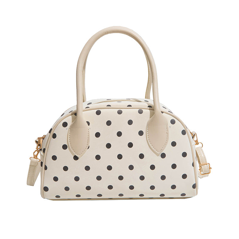 Polka Dot Handheld Satchel