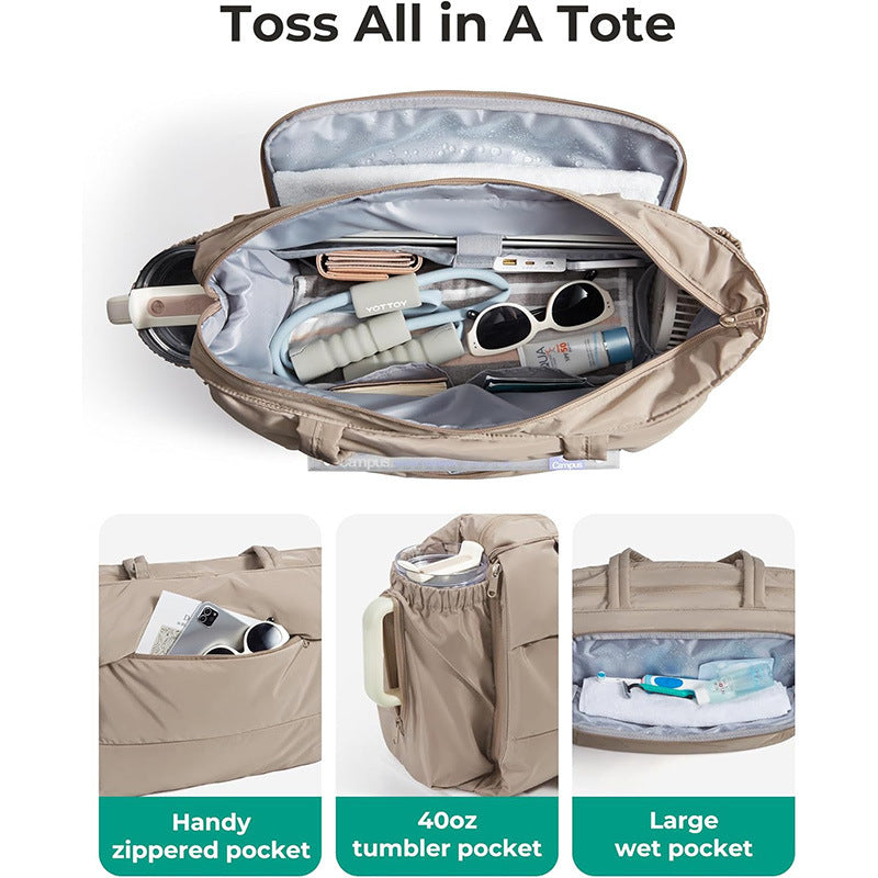 Versatile shopping bag with zip pockets Stornfield