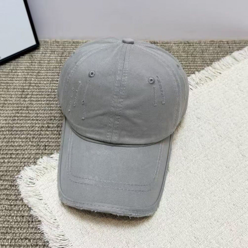 Women's Distressed Casual Twill Baseball Cap Stornfield