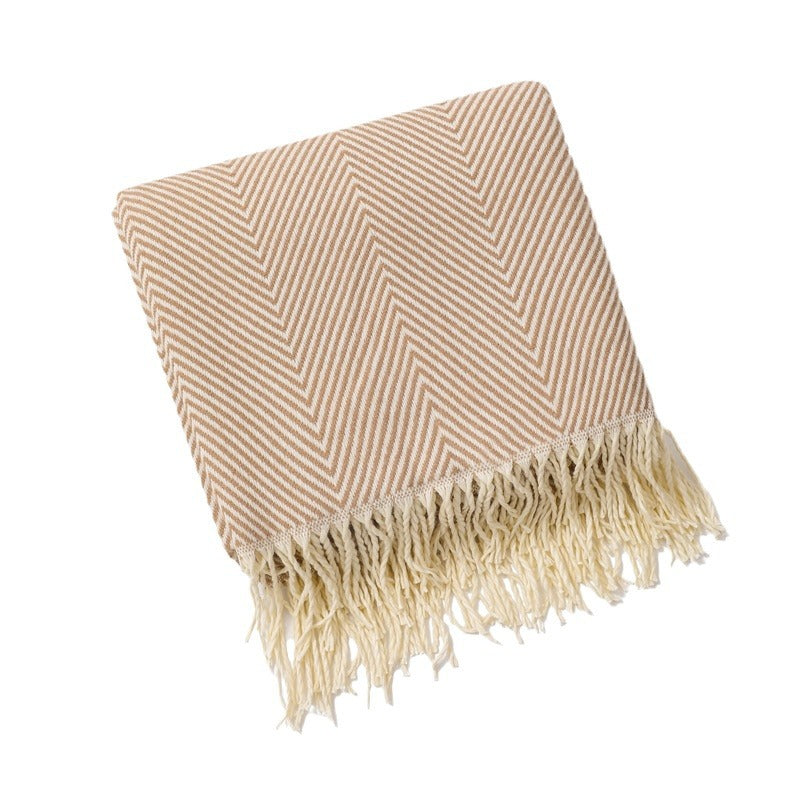 Women's stylish and soft zigzag blanket Stornfield
