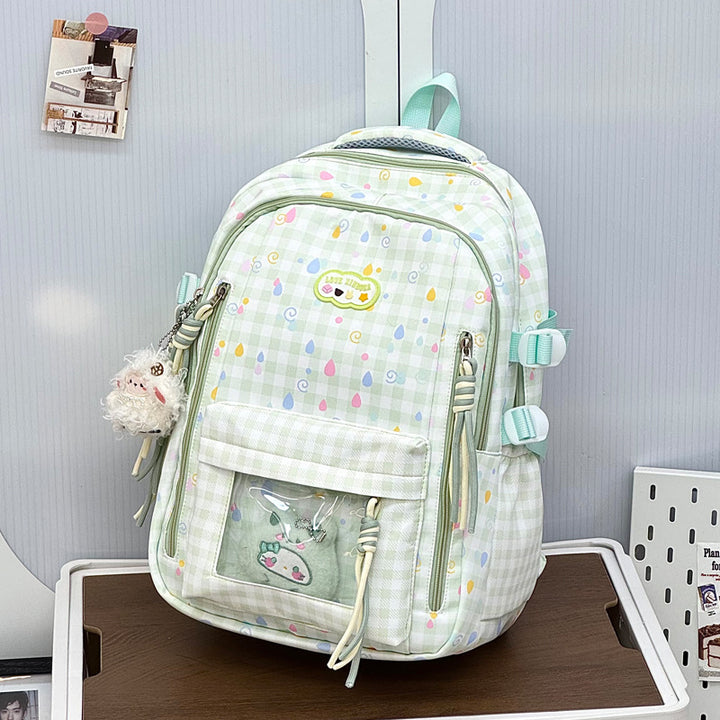 Playful Graphic Patterned School Backpack Stornfield