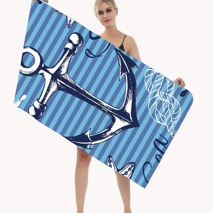 Multifunctional beach towel in creative mandala design Stornfield