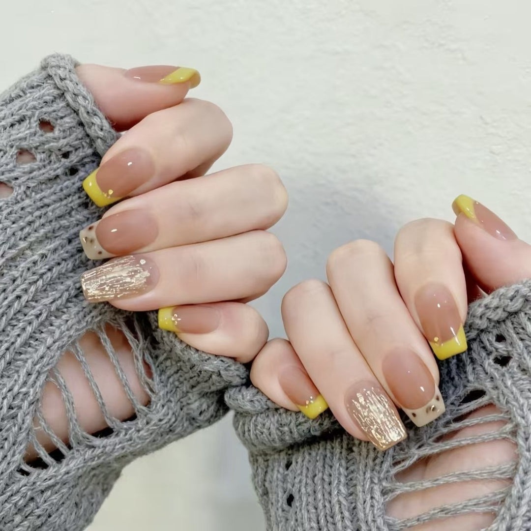 Artistic Press-On Nail Extensions