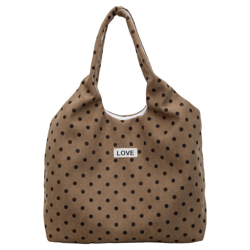 Casual Polka Dot Tote Bag Stornfield