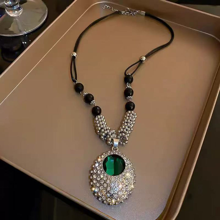 Crystal Embellished Pendant Necklace Stornfield