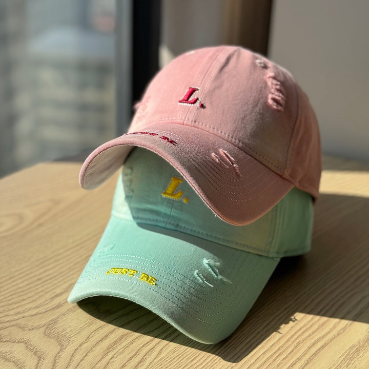 Women's Distressed Cotton Baseball Cap Stornfield