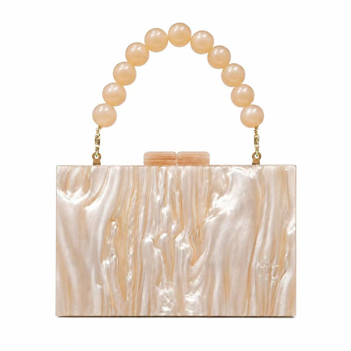 Elegant Acrylic Structured Handbag