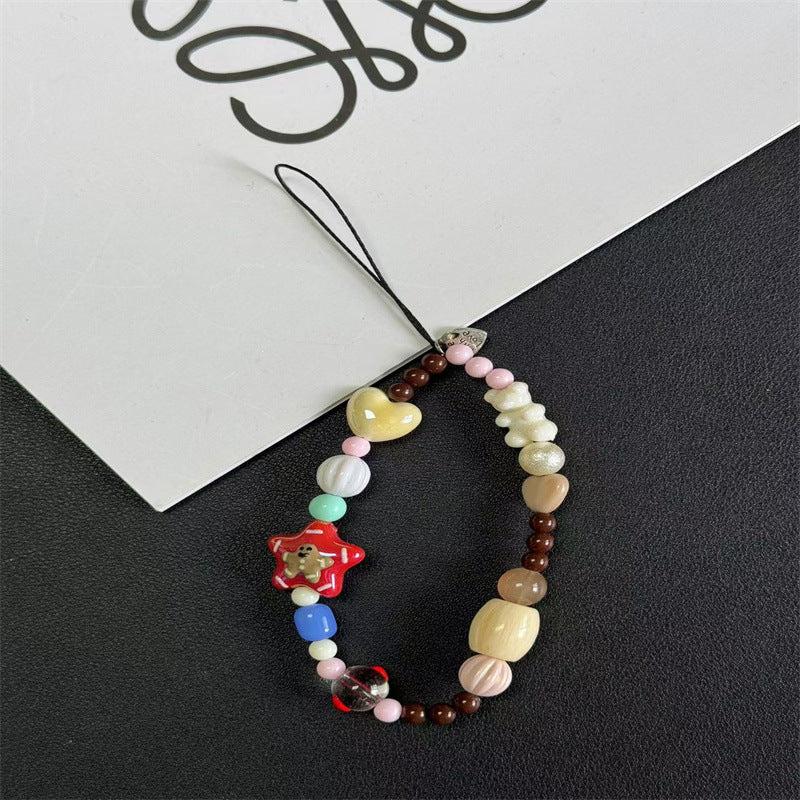 Festive Beaded Charm Phone Lanyard Stornfield