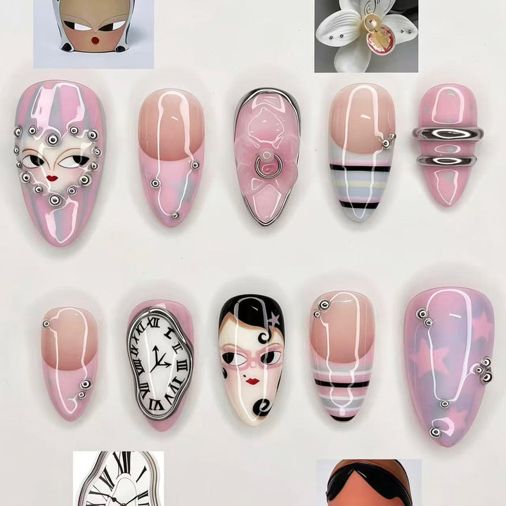 Decorative Press-On Nail Art Kit