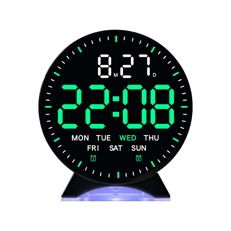 Digital alarm clock with intelligent LED display and multifunctional features Stornfield