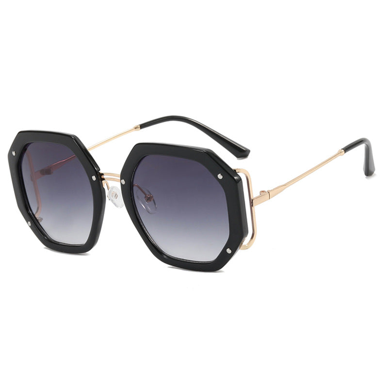 Ladies stylish octagonal sunglasses with UV protection and elegant frame Stornfield