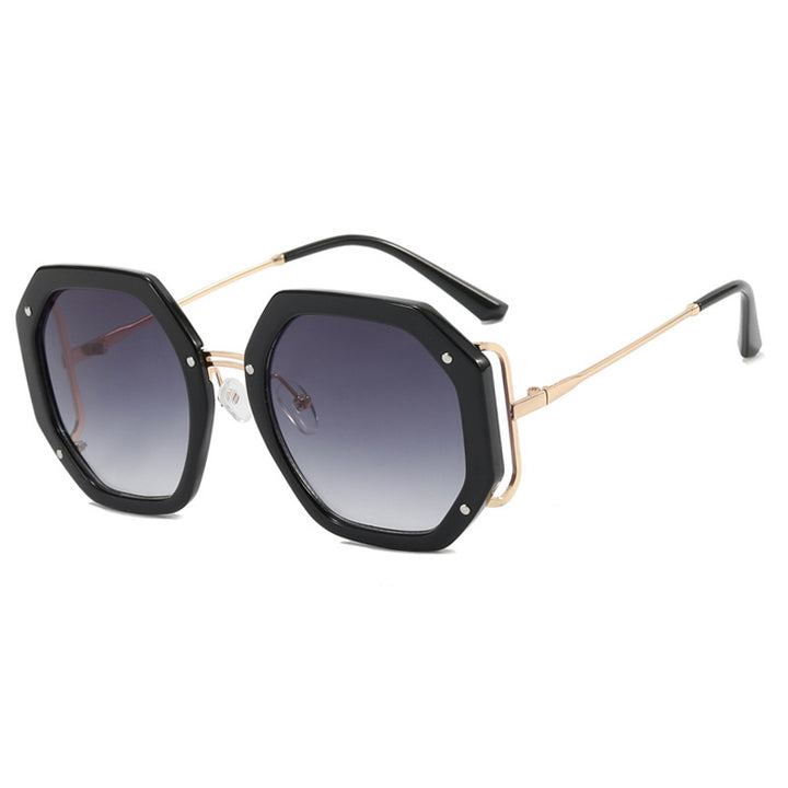 Ladies stylish octagonal sunglasses with UV protection and elegant frame Stornfield