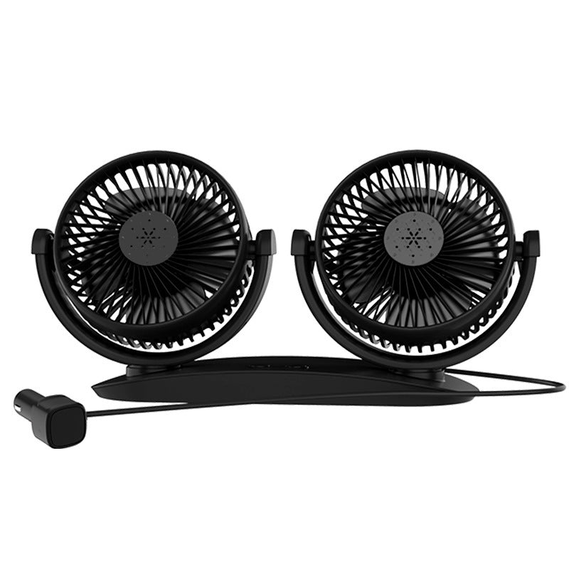 Dual-Head Rechargeable Desk Fan Stornfield