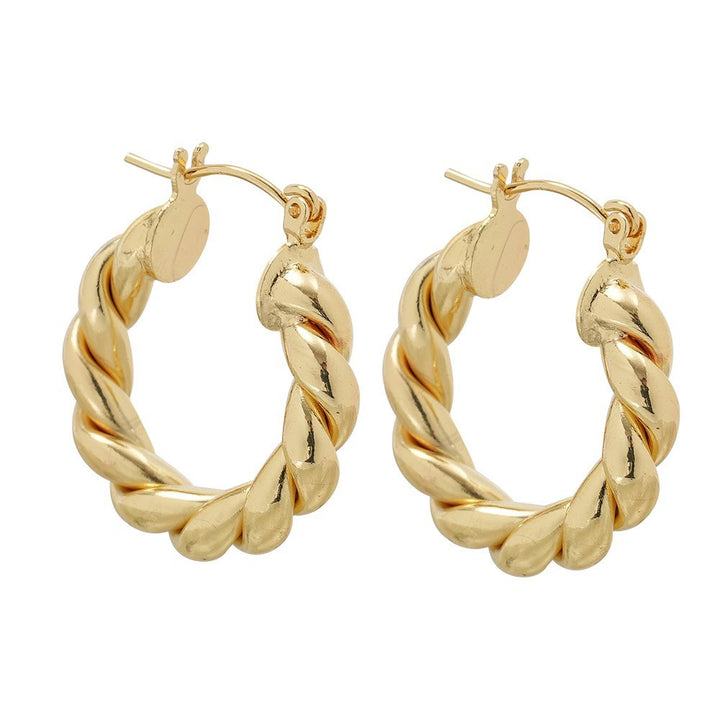 Sleek Curved Huggie Earrings Stornfield