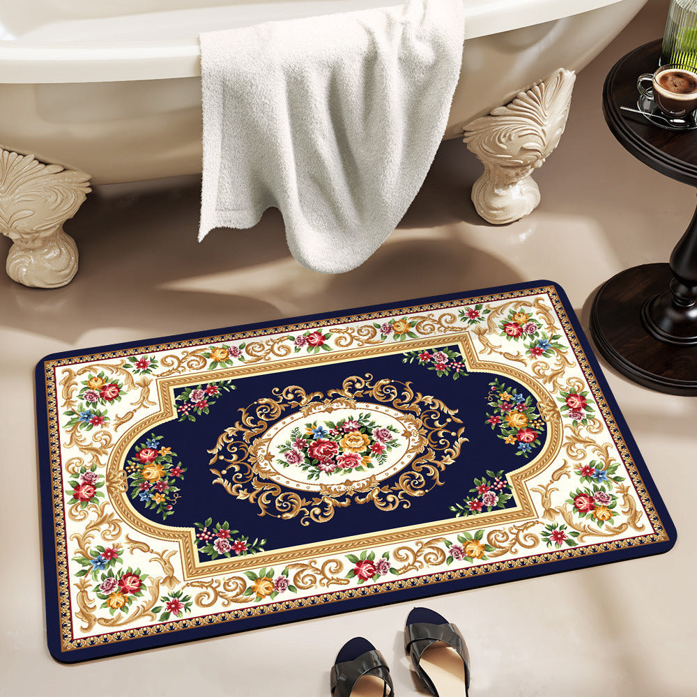 Luxurious Vintage-Inspired Bath Mat Stornfield