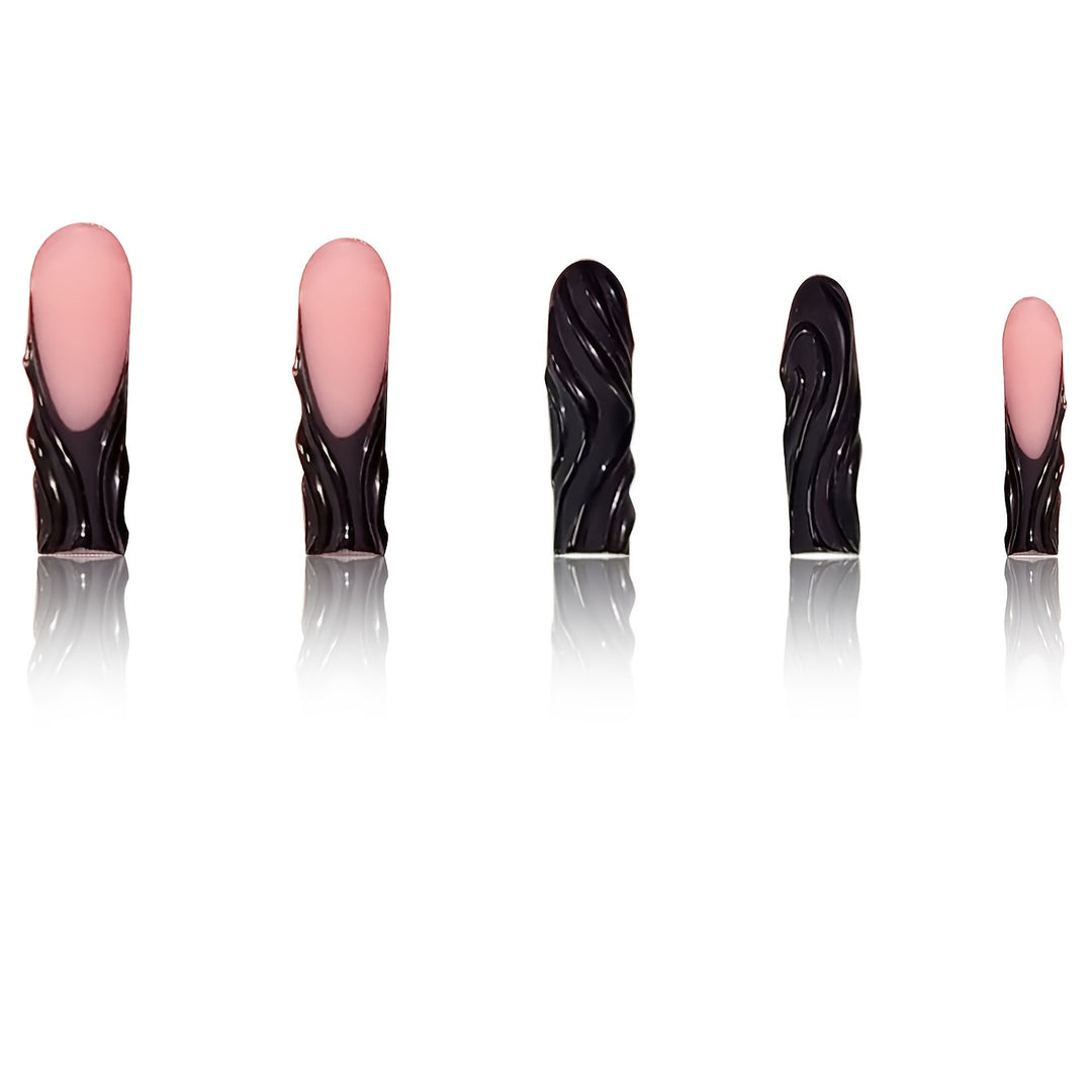 Artistic Long Acrylic Nail Extensions Stornfield