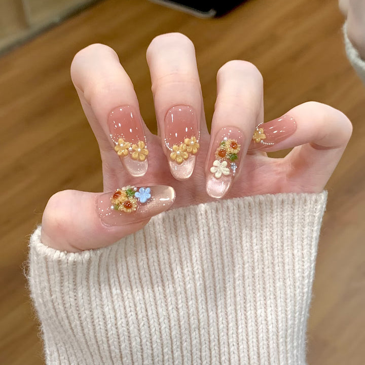 Premium Glittering Press-On Nail Extensions Stornfield