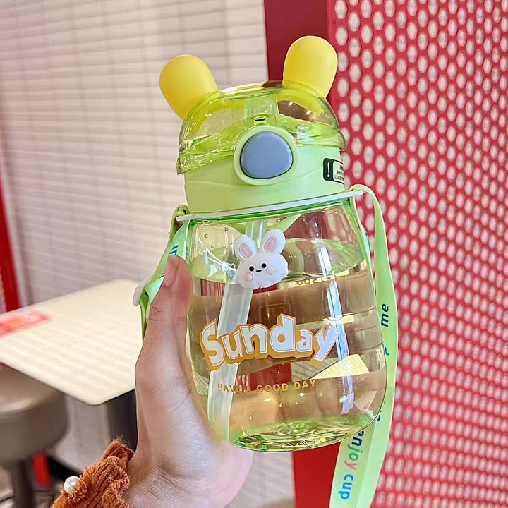 Ladies Animal-Friendly Water Bottle with Practical Straw Stornfield