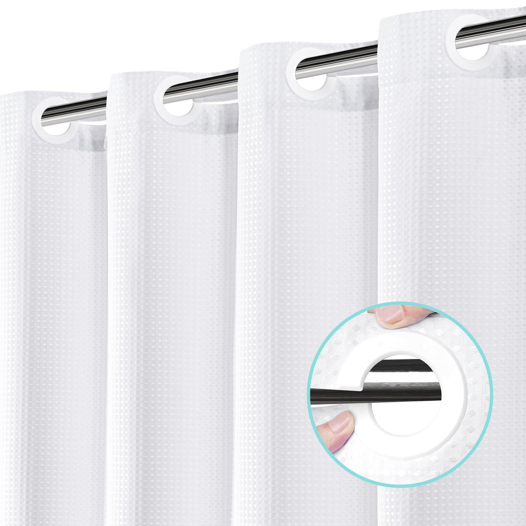 Textured Waterproof Shower Curtain Stornfield