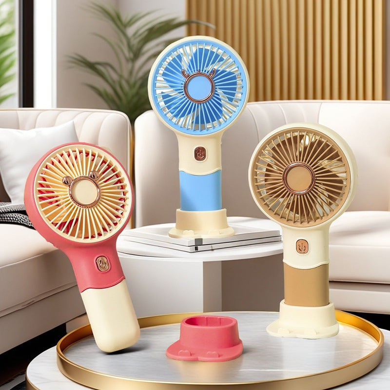 Women Portable Hand Fan with Innovative Animal Design Stornfield