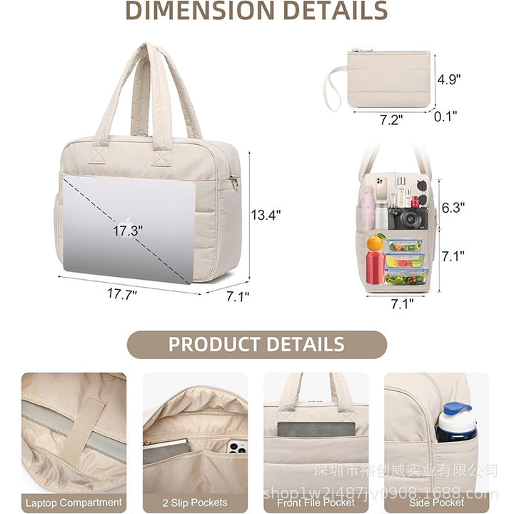Insulated Lunch Tote Bag with Removable Cooler Stornfield