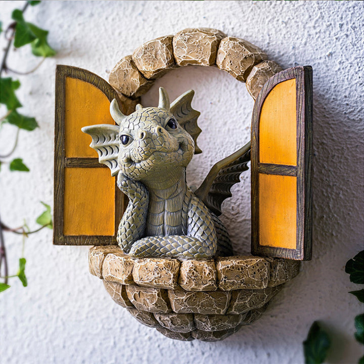 Fantasy-Themed Dragon Wall Decor