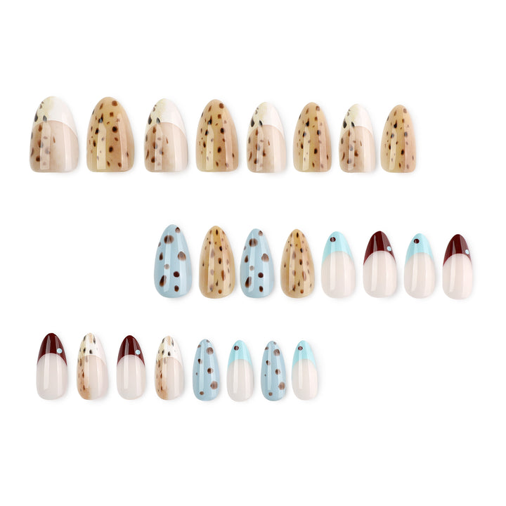Artful stiletto nails with modern animal motif Stornfield