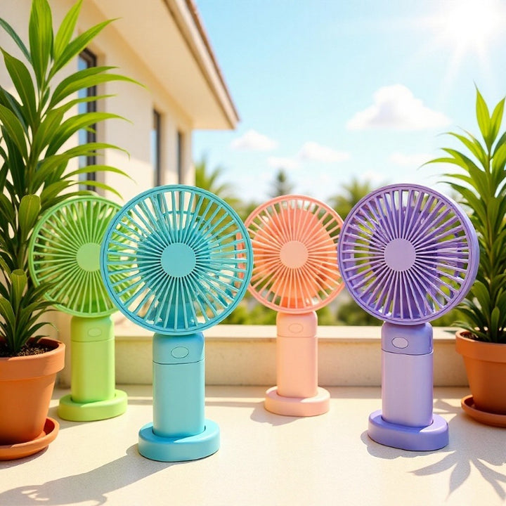 Unisex Portable Mini Fan with USB Charging Function and Multiple Speed Levels Stornfield