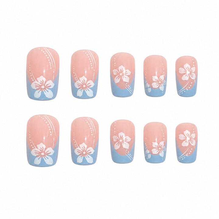 Artificial nails with floral accents Stornfield
