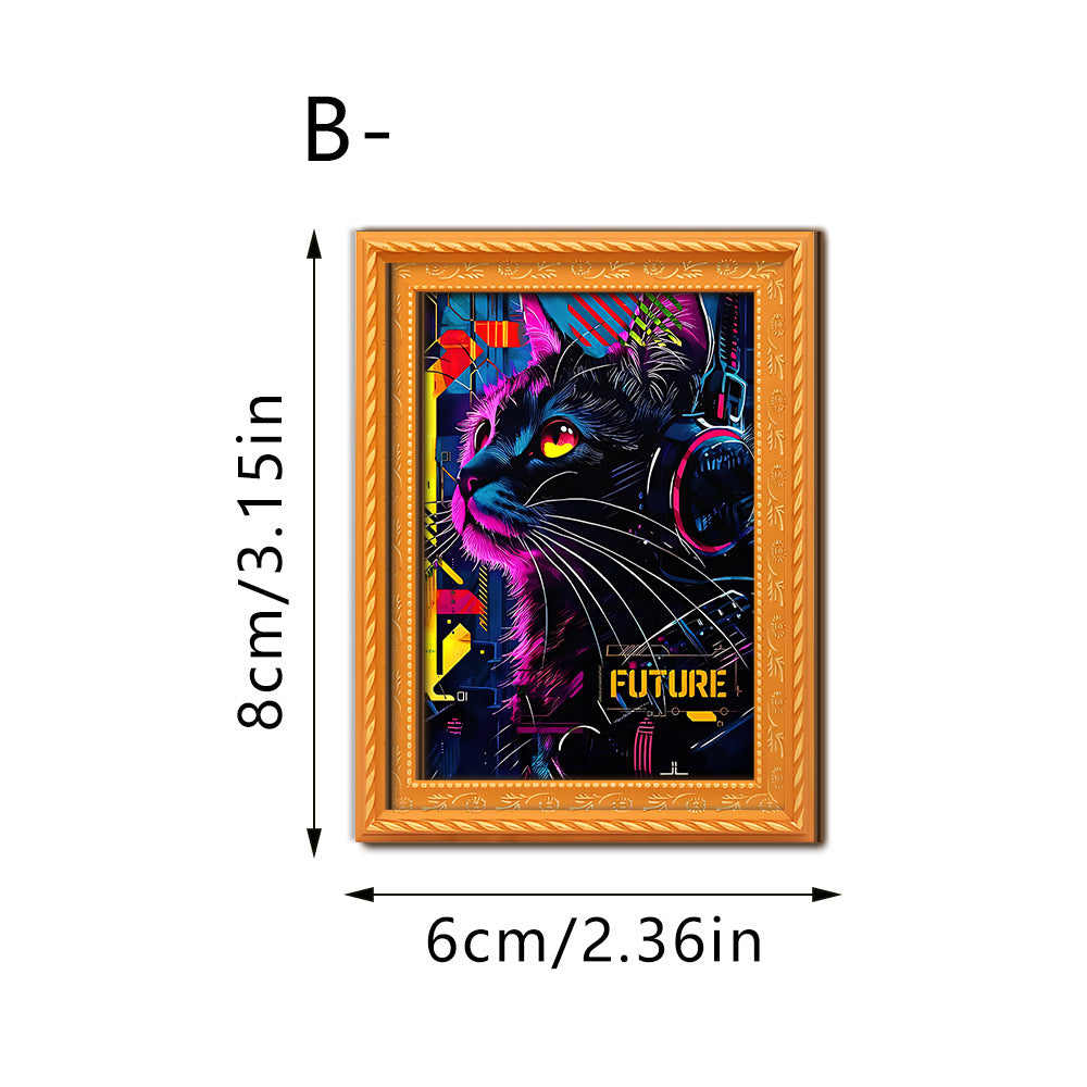 Decorative cat art with futuristic design Stornfield