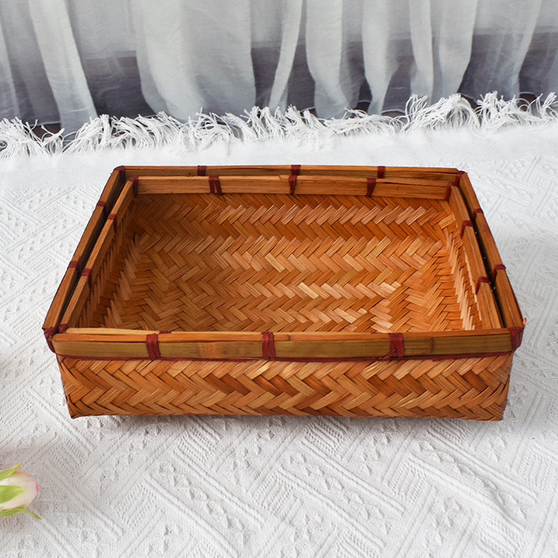 Handcrafted Woven Storage Tray Stornfield