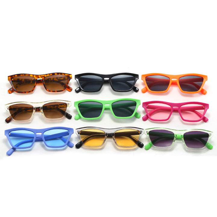 Ladies fashionable sunglasses in trendy geometric design Stornfield