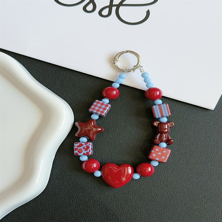 Colorful Beaded Keychain Holder Stornfield 1790134999