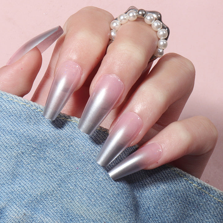 Metallic Stiletto Press-On Nails Stornfield