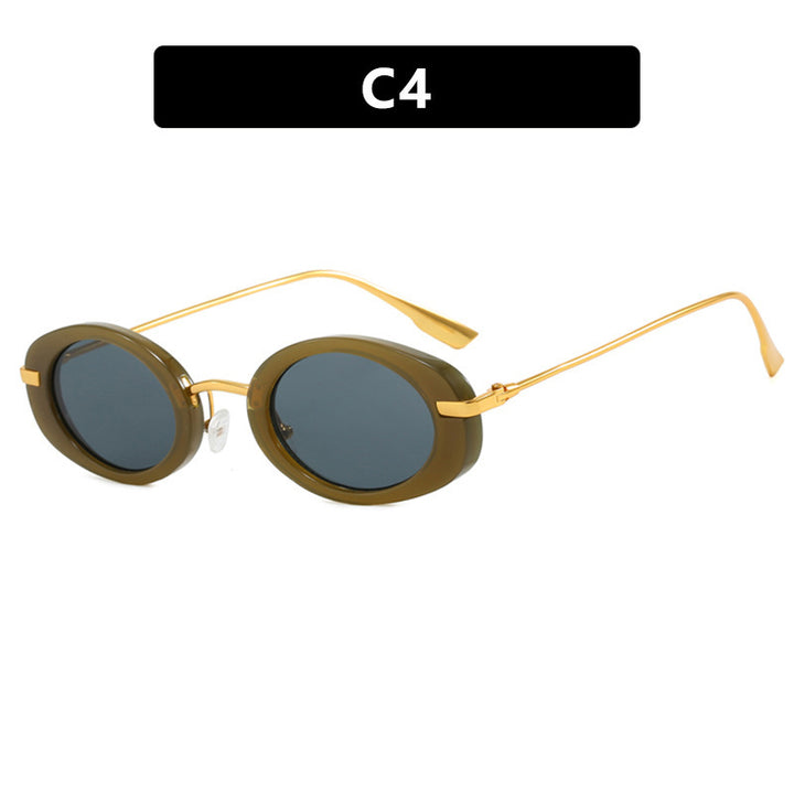 Ladies fashionable sunglasses in elegant oval design Stornfield