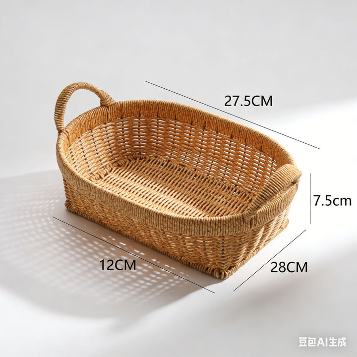 Women's decorative rattan basket Stornfield