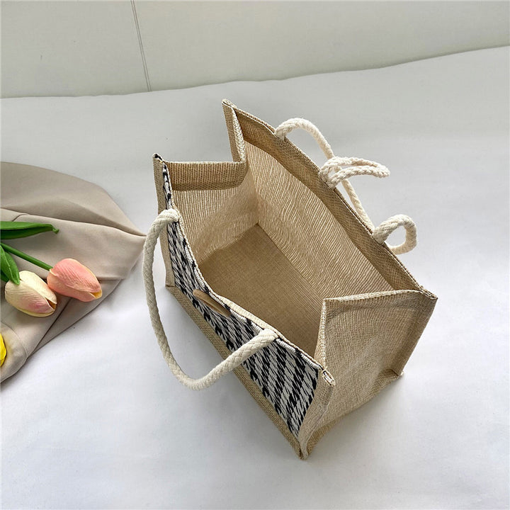 Stylish Houndstooth Pattern Tote Bag