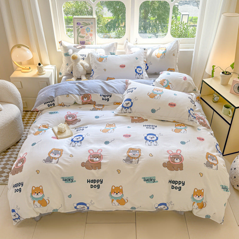 Elegant Floral Patterned Duvet Cover Set