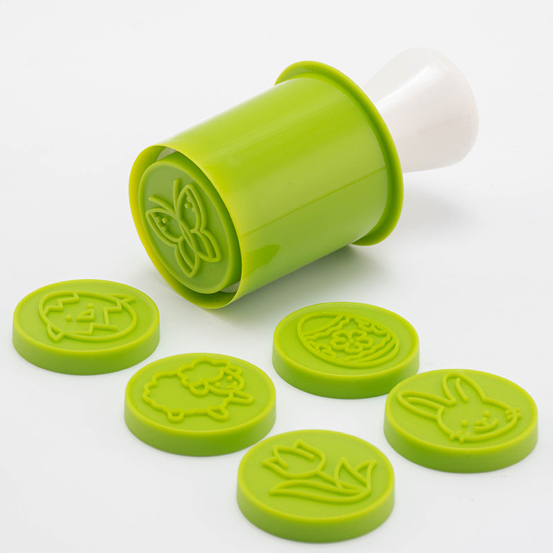 Funnier silicone cookie stamp with animal motifs Stornfield