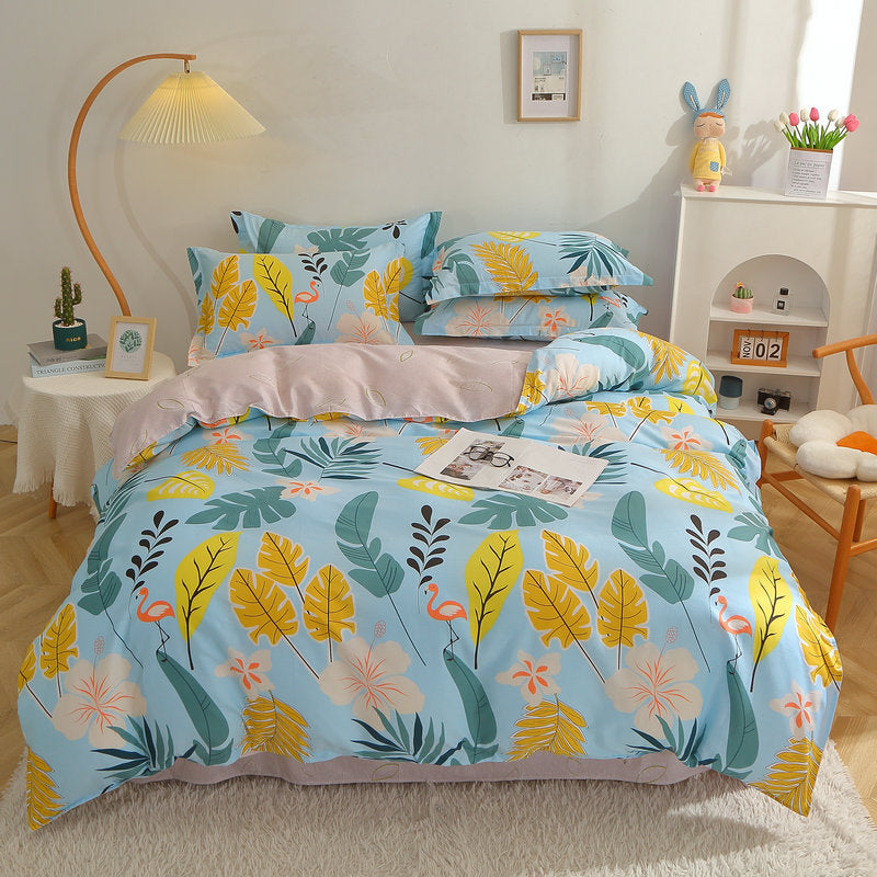 Checked Pattern Bedding Set