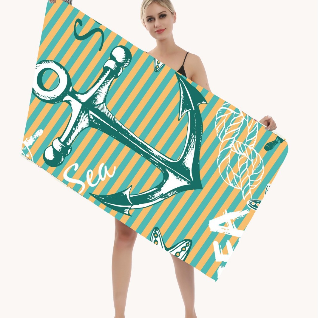 Multifunctional beach towel in creative mandala design Stornfield