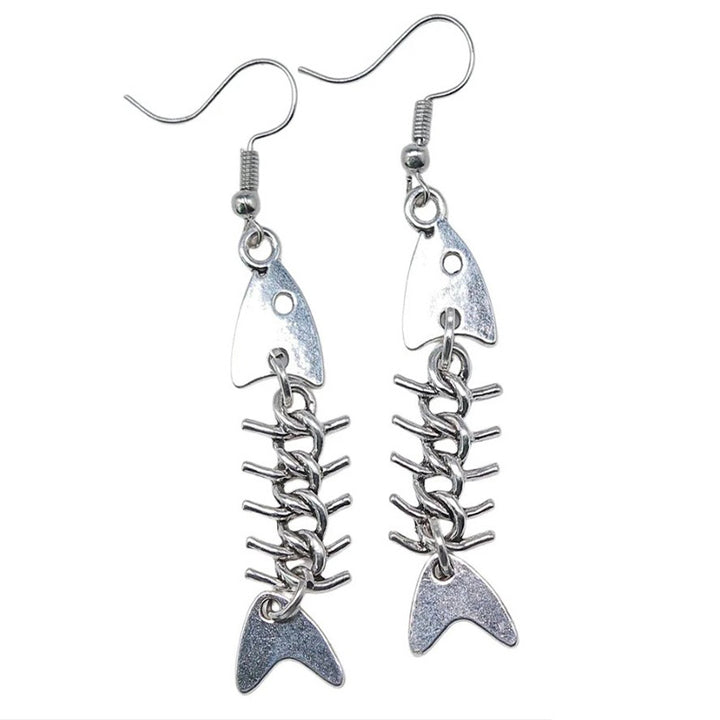 Creative Fishbone Dangle Earrings Stornfield