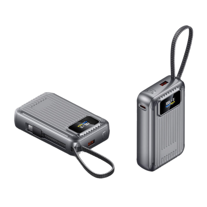 Compact power bank with intelligent LCD display and fast charging function Stornfield