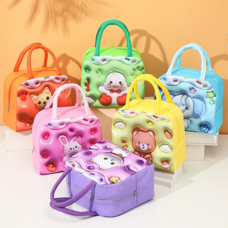 Cute Animal-Themed Insulated Lunch Tote Stornfield