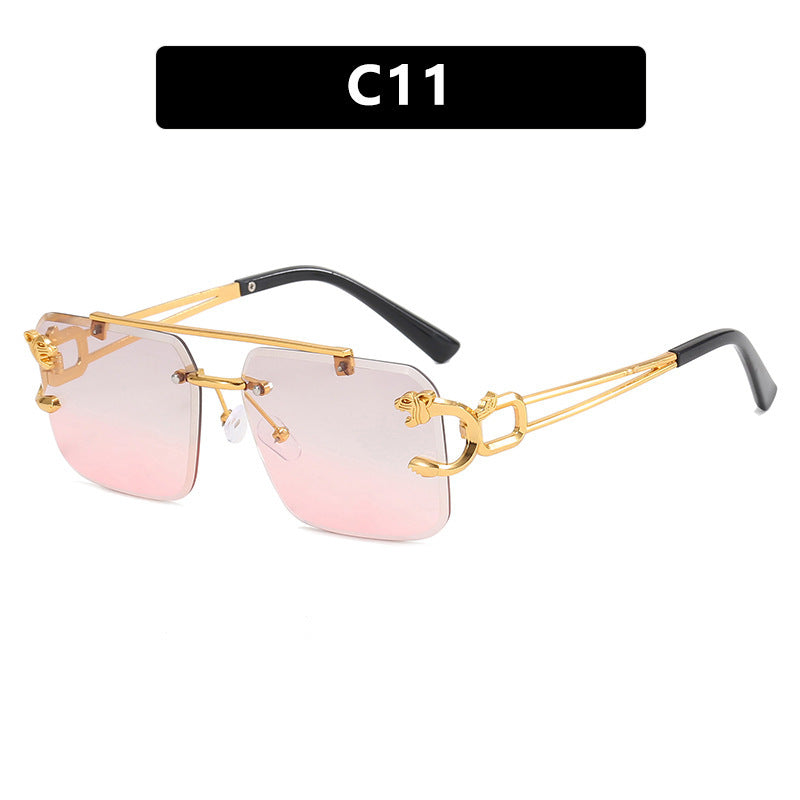 Women's square sunglasses with elegant decorative details Stornfield