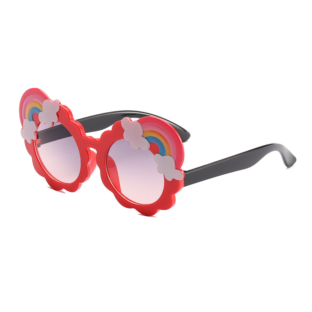 Ladies design-oriented sunglasses with flower-shaped frame Stornfield