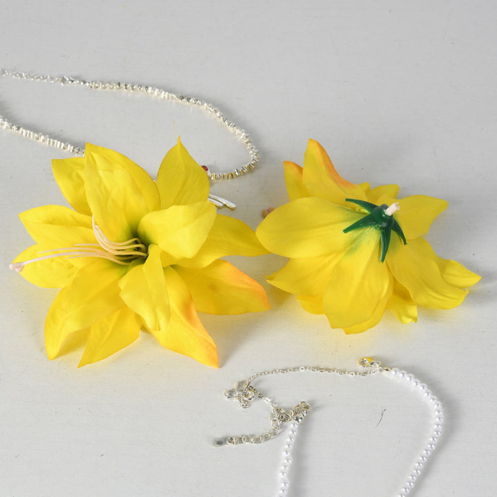 Floral Accented Hair Clip