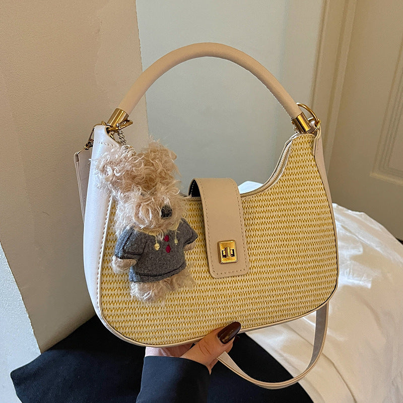 Woven Shoulder Bag