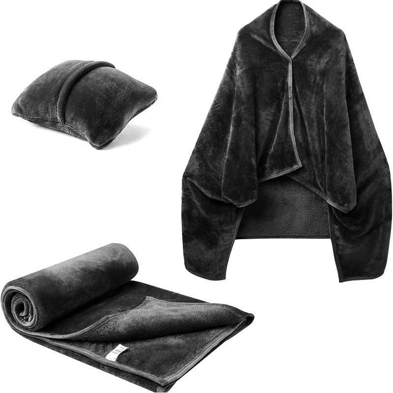Women's Snuggle blanket with arm design and pillow Stornfield