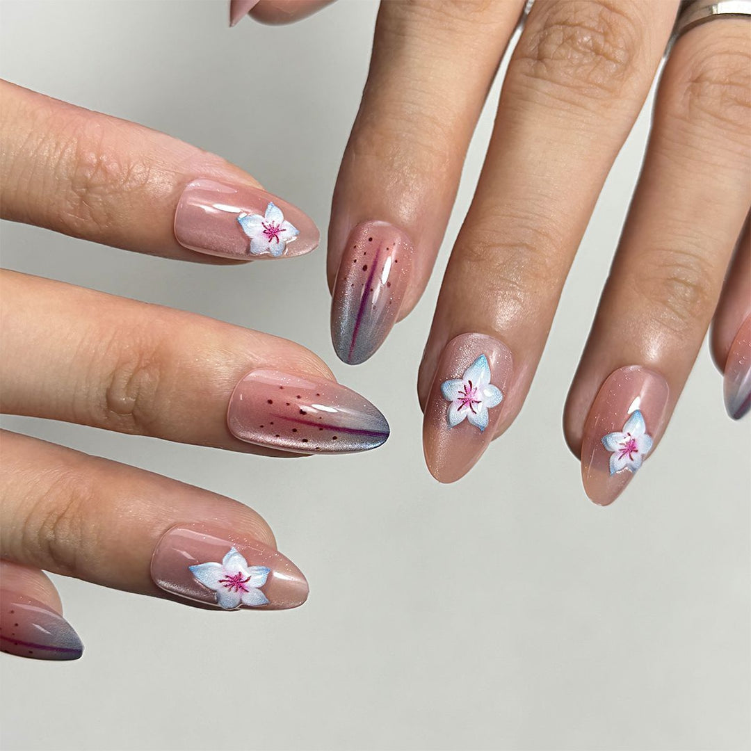 Artistic Press-On Nail Set with All-Size Coverage Stornfield